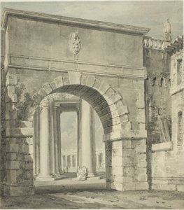 St. Peter durch die Porta Angelica gesehen von Joseph Mallord William Turner