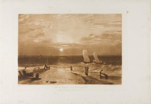 Das Midmay-See-Stück, Platte 40 aus Liber Studiorum von Joseph Mallord William Turner