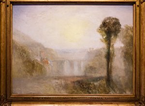 Die Ponte delle Torre, Spoleto, um 1840-45 von Joseph Mallord William Turner