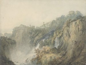 Tivoli mit dem Tempel der Sibylle und den Kaskaden, ca. 1796-97