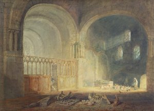 Querschiff der Ewenny Priory, Glamorganshire, ca. 1797
