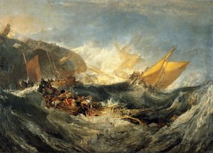 Wrack eines Transportschiffs, ca. 1810 von Joseph Mallord William Turner