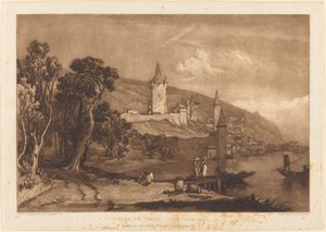 Stadt Thun von Joseph Mallord William Turner and Thomas Hodgetts