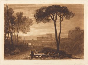 Szene in der Campagna von Joseph Mallord William Turner and William Say