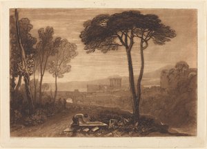 Szene in der Campagna von Joseph Mallord William Turner and William Say