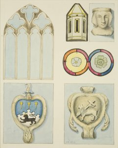 Details des Innenraums der Temple Church