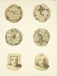 Gewölbesteine (Bossen) in der Decke der Redcliffe Kirche