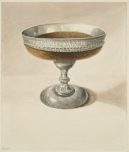 Mazer-Schale und Tazza, zusammengefügt