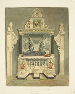 Denkmal für Sir John Young und seine Frau Joan (geb. Wadham) in der Kathedrale von Bristol von Joseph Manning