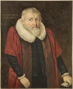 Porträt im Rathaus von George Harrington, Bürgermeister von Bristol 1617