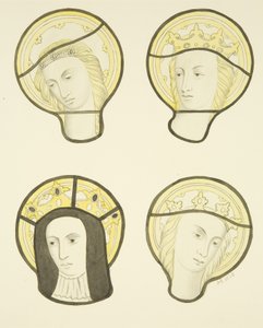Buntglasfenster im Ostfenster, Nordquerhaus von St. Mary Redcliffe von Joseph Manning