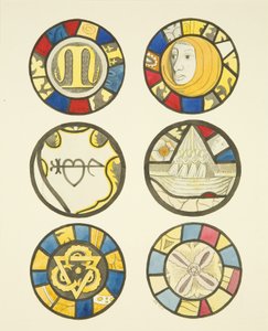 Buntglasfenster in den Nord- und Ostfenstern, Nordquerhaus von St. Mary Redcliffe