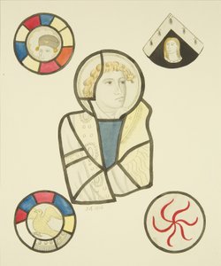 Buntglas im Nordfenster des Chors der St. Mary Redcliffe