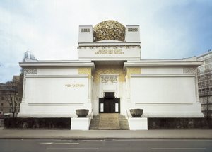 OLBRICH, Joseph Maria (1867-1908). Wiener Secessionsgebäude. 1898. ÖSTERREICH. Wien. Fassade. Wiener Sezession. Architektur.