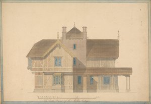 Das Müllerhaus in Chatsworth: Südfassade