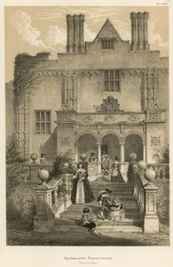 Cranbourne, Dorsetshire, Gartenfront von Joseph Nash