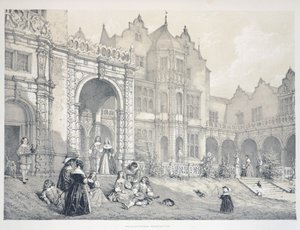 Holland House in Kensington, London von Joseph Nash