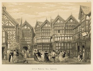 Little Moreton Hall, Cheshire von Joseph Nash