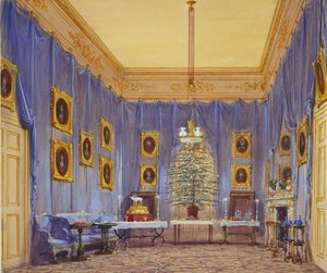 Weihnachtsbaum von Königin Victoria, Windsor Castle, 1845
