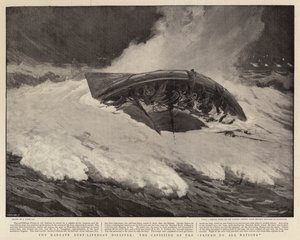 Das Unglück des Rettungsbootes von Margate, das Kentern der 