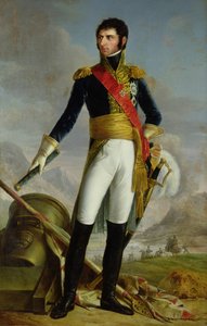 Porträt von Charles Jean Baptiste Bernadotte (1763-1844) nach einem Gemälde von Francois Joseph Kinson (1771-1839) von Joseph Nicolas Jouy
