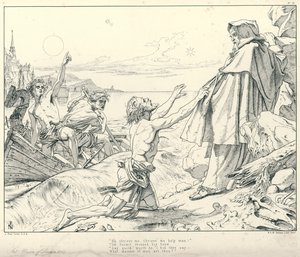 Illustration zu Coleridges Rime of The Ancient Mariner