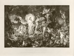 Der Streit - Oberon und Titania von Joseph Noel Paton