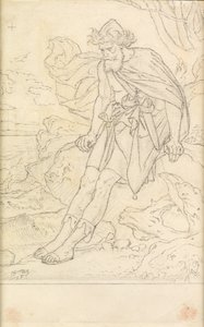 Odysseus auf Ogygia von Joseph Noel Paton
