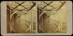 Teleskopische Galerie, Kristallpalast; Stereoskopische Fotografie von Joseph Paxton