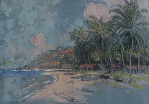 Strand, Acapulco von Joseph Pennell