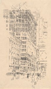 Das Gebäude errichten, Nr. 8 in der Iconophile Club Sammlung von Joseph Pennell