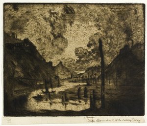 Kohle—Abscheulichkeit der Arbeit, Mahanoy River