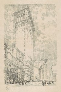 Flatiron-Gebäude, 1904 von Joseph Pennell