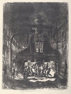 Schmieden von Granaten, Die Sklaven des Rades von Joseph Pennell