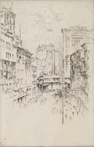 42. Straße, 1904 von Joseph Pennell