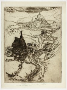 Le Puy, dritte Platte von Joseph Pennell