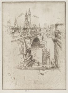 London Bridge Treppen von Joseph Pennell