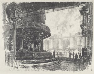 Roheisenherstellung von Joseph Pennell