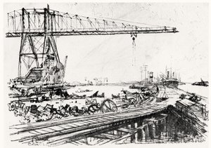 Mount Hope, Platte II aus Der Panamakanal von Joseph Pennell, 1912 von Joseph Pennell