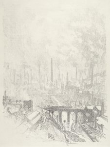 Munitionsstadt, Nr. I von Joseph Pennell
