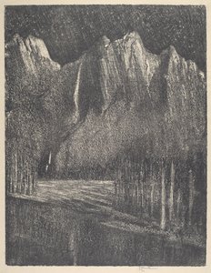 Nacht im Yosemite von Joseph Pennell