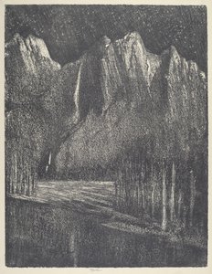 Nacht im Yosemite von Joseph Pennell