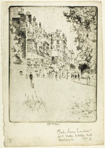 Park Lane von Joseph Pennell