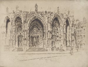 Vorhalle von San Maclou, Rouen, 1907