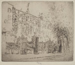 Rossettis Haus von Joseph Pennell