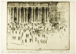 Pflaster von St. Paul von Joseph Pennell
