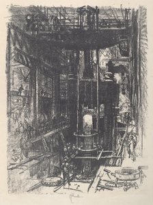 Formen eines Gewehrs aus einem Barren von Joseph Pennell