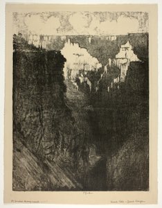 Sonnenuntergangsstädte im Grand Canyon