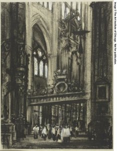 Der Chor, Toledo von Joseph Pennell