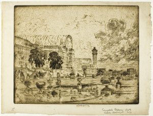 Der Kristallpalast von Joseph Pennell